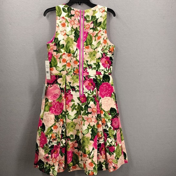 NWT J. Crew Dress Women's XS Long Sleeve Red/Coral Stretch Back Zip Classic - Picture 5 of 10